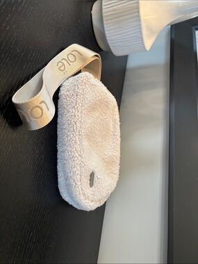 Lole Cozy Sherpa Sling Bag in Cream